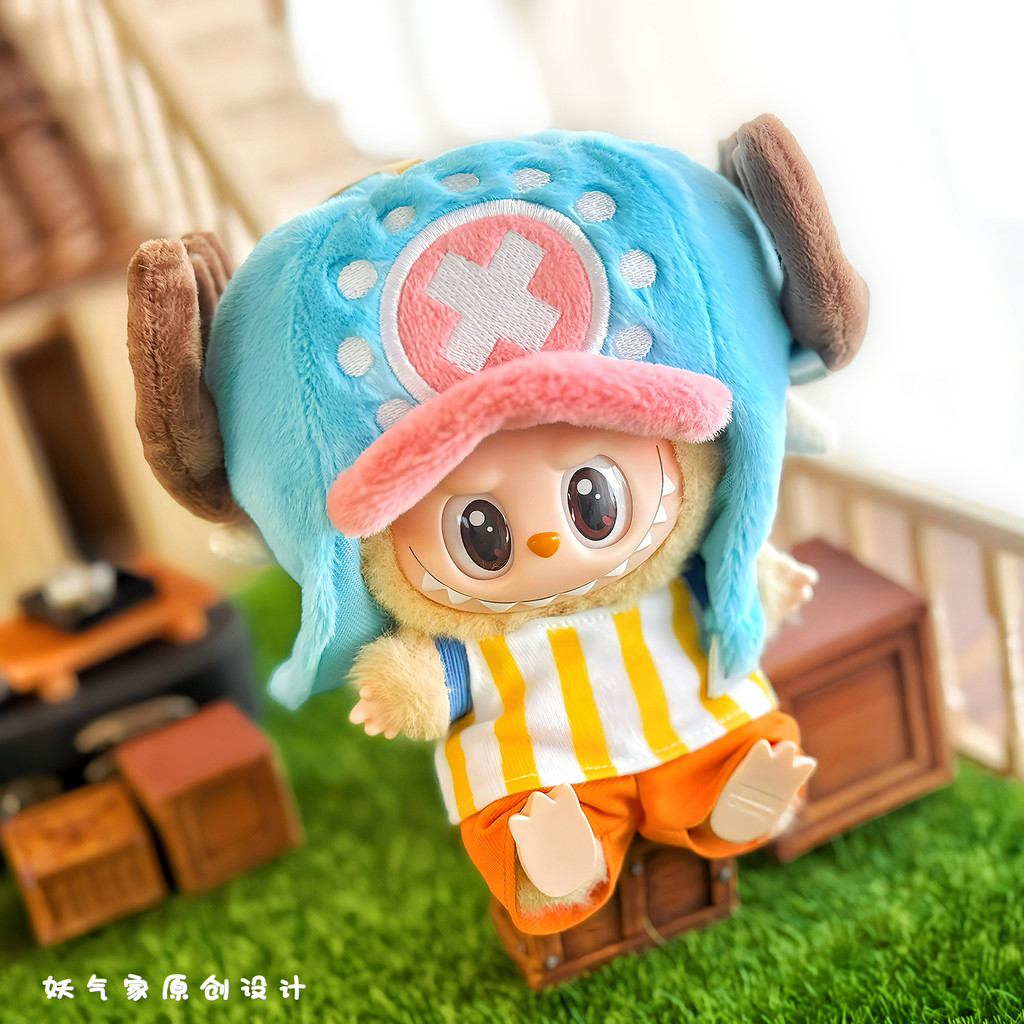 Doll labubu Clothes Accessories Luffy Choba Roronoa Zoro Doll Set Mini Plush Doll Clothing Fashion