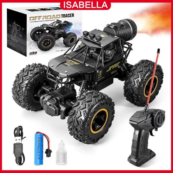 Hot Wheels - Mainan Mobil Remote Control Rock Rc Crawler Offroad Alloy Material Remote Kontrol Car /