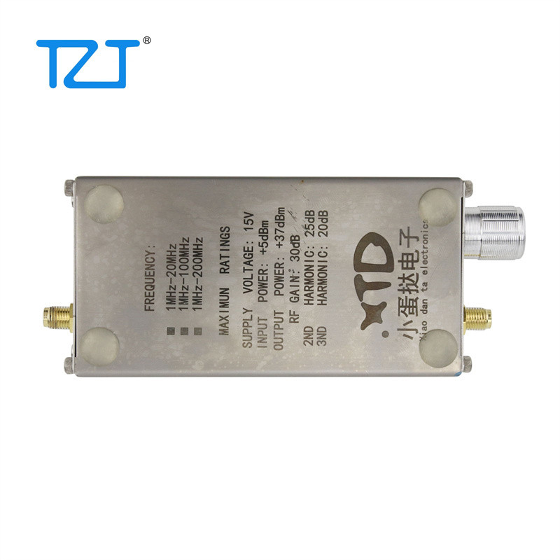 TZT XDT-LINPA05 200MHZ LINEAR POWER AMPLIFIER SDR DRIVE SIGNAL SOURCE VHF SHORTWAVE 7W ADJUSTABLE