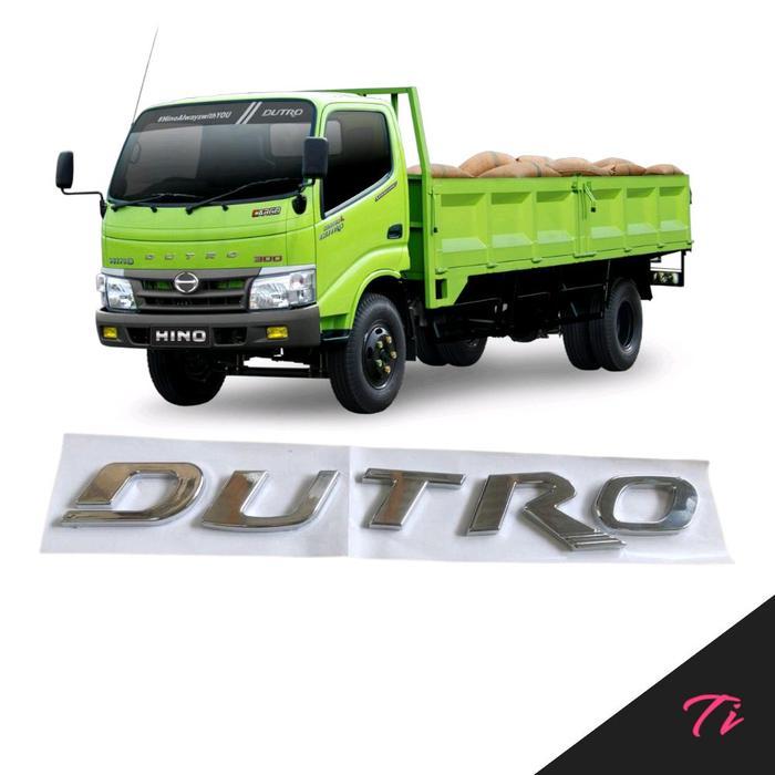 EMBLEM DUTRO HINO 300 TIMBUL CHROME / EMBLEM HINO 300 DUTRO / DUTRO DISKON
