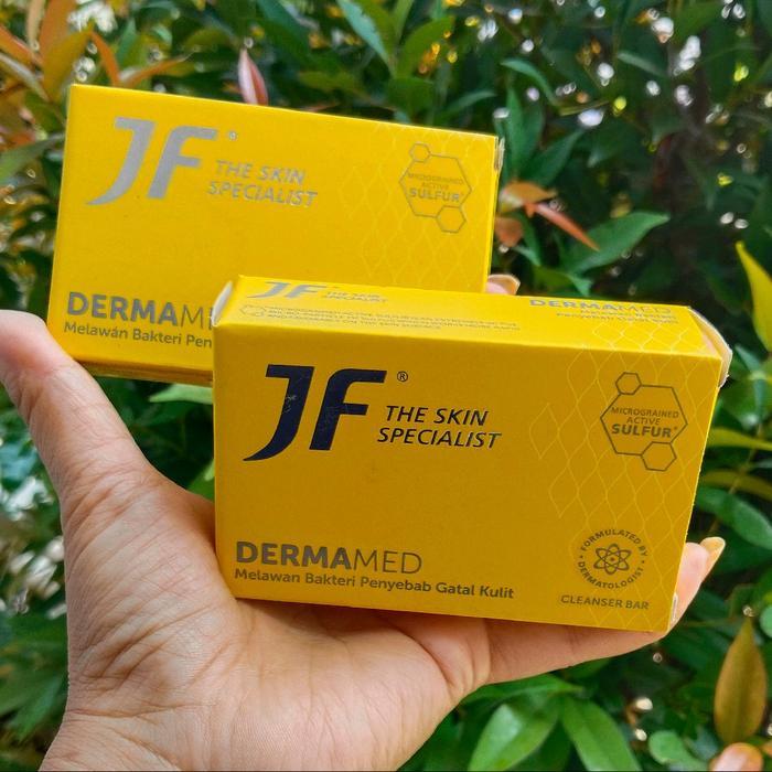 2 Pcs Sabun Mandi Jf Sulfur Untuk Gatal- Gatal Kulit 90 Gr
