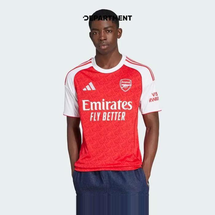 Jersey Bola Pria Adidas Arsenal 25/26 Home Replica Ji9517 Original Murah