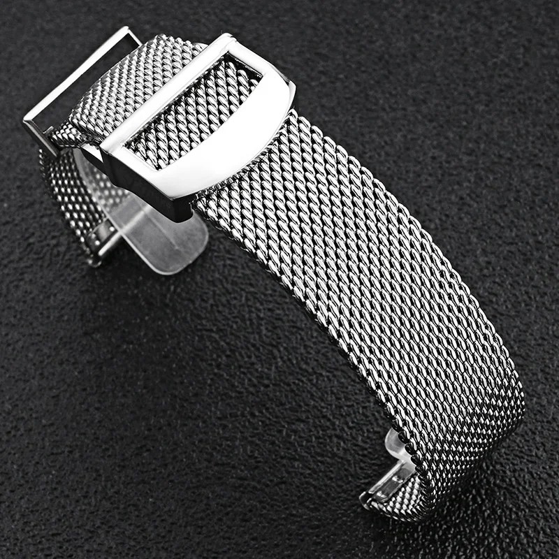 20mm 22mm Bracelet Metal Mesh Watch Band Milanese Stainless Steel Watch Band for IWC PORTOFINO