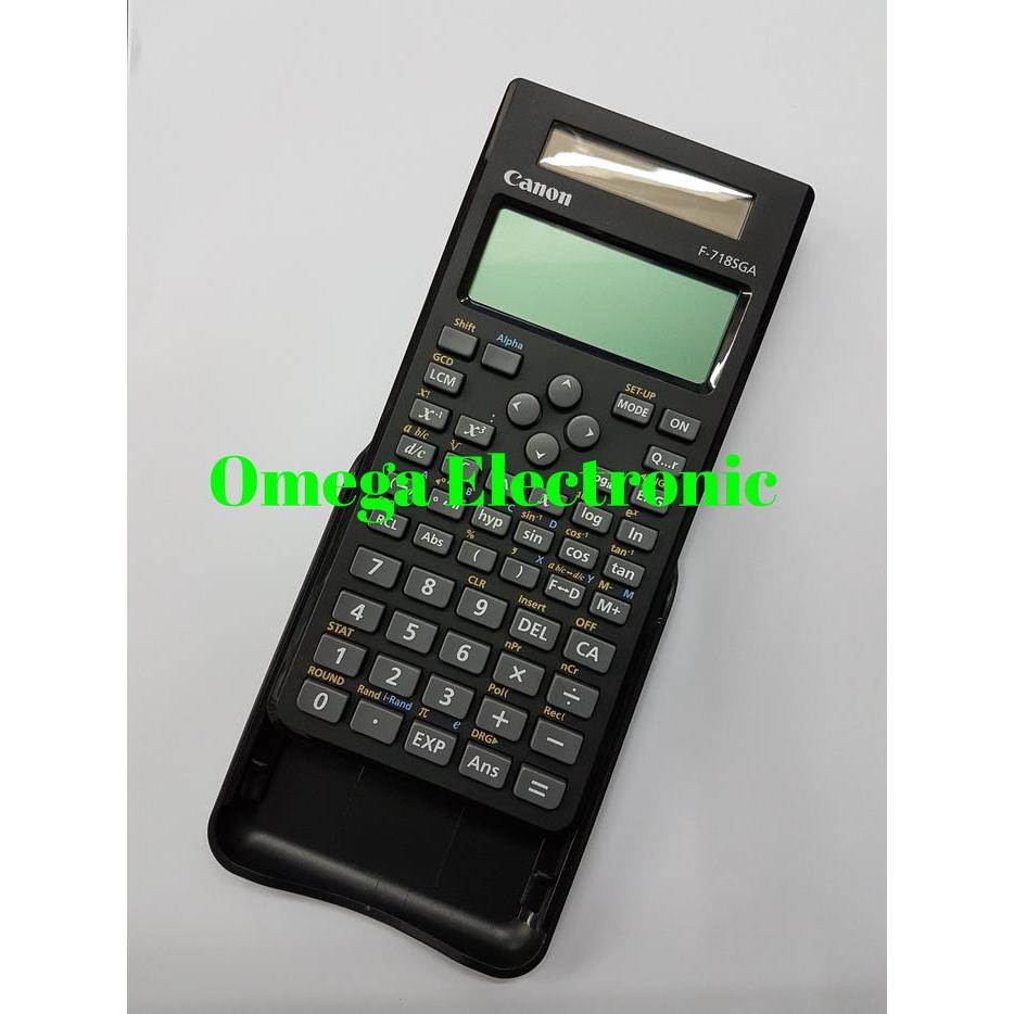 Canon F-718Sga Scientific Calculator Kalkulator Ilmiah Sekolah F-718S Pasti Promo