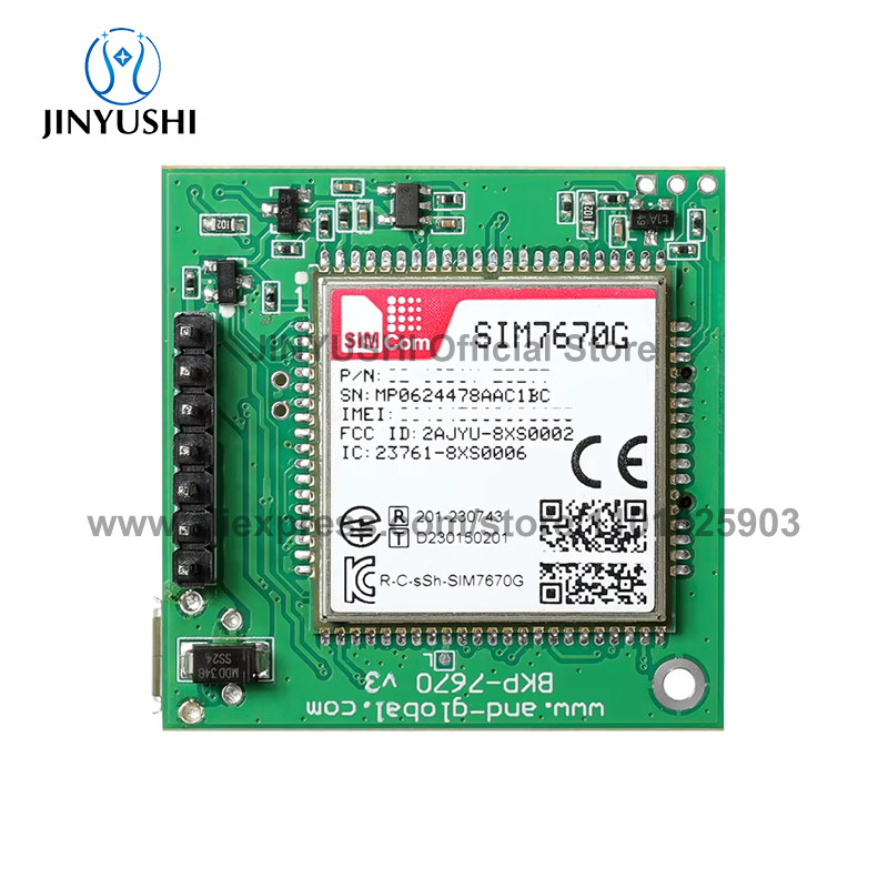 SIMCOM SIM7670G CAT1 LTE 4G MODULE DEVELOPMENT BOARD NANO SIM CARD SLOT SIM7670G LNGV SIM7670G MNGV