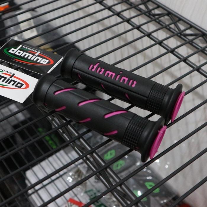 handgrip domino supersoft original Universal Black Pink Hitam Pink
