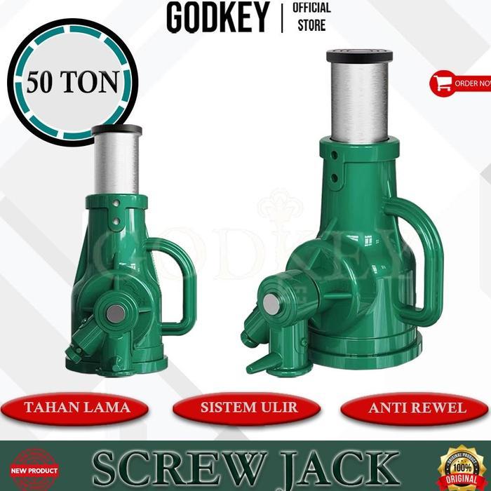 Dongkrak 50 Ton (D) Dongkrak Mobil Sedan Botol Hijau Hydraulic Bottle