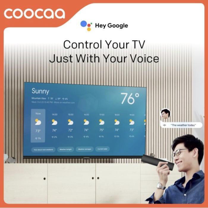 Google TV Coocaa 40Z72 LED Smart TV Android COOCAA 40 Inch 40Z72 DVBT2