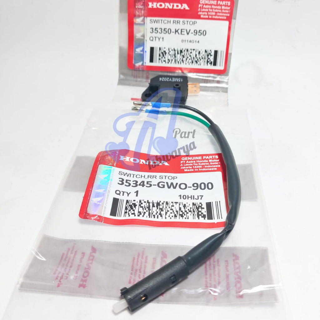Switch Rem kiri kanan switch rem Depan belakang Vario 125.Vario150 fi Led esp Switch rem kanan kiri
