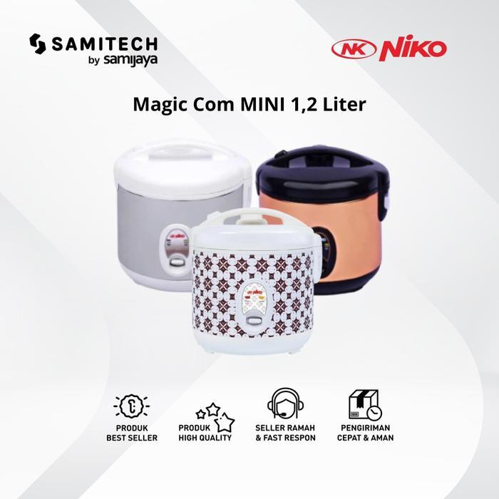"New" [COD] MAGIC COM MINI NIKO NK-12BTQ NK 12 BTQ 12BG 12WS NK-12BG NK-12WS 1,2 LITER 3in1