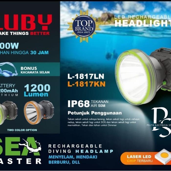 Senter Kepala Selam Luby 100 Watt L-1817