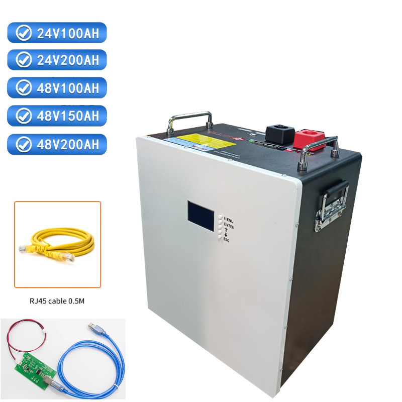 Gtk 48V 24V 80Ah 100AH 120A 150Ah 200Ah lifepo4 lithium batterry bluetooth wall mounted with charger