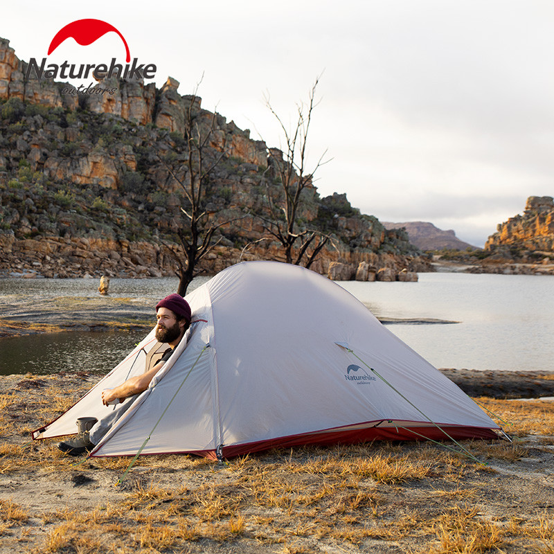 Naturehike Cloud Up Pro 2 3 People Tent Ultralight 20D Camping Tent Waterproof Outdoor Trekking