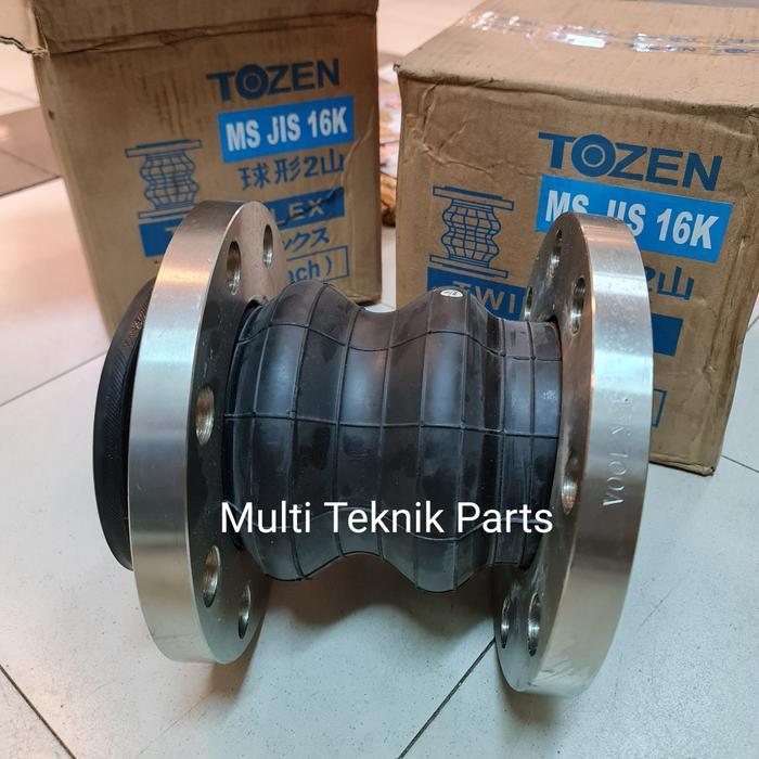 Flexible Rubber Joint Twinflex Jis 16k Tozen 2 1/2" inch DN65