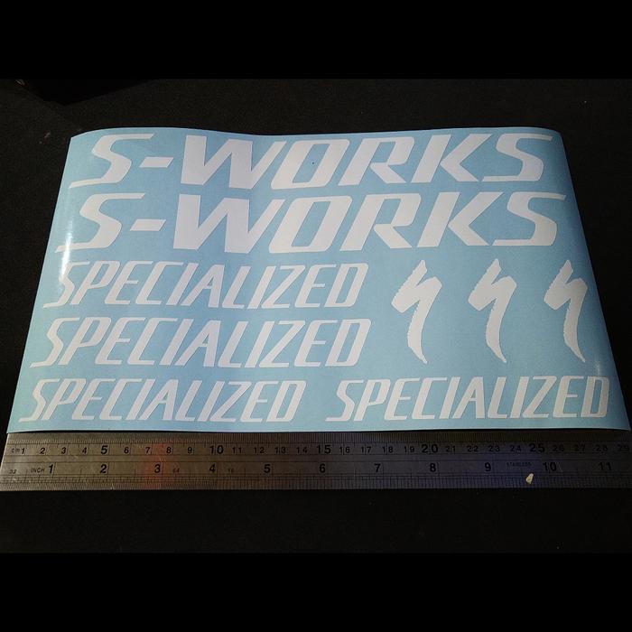 Cutting Sticker Sepeda Mtb Specialized S Works Panjang 29Cm Oracal #Gratisongkir