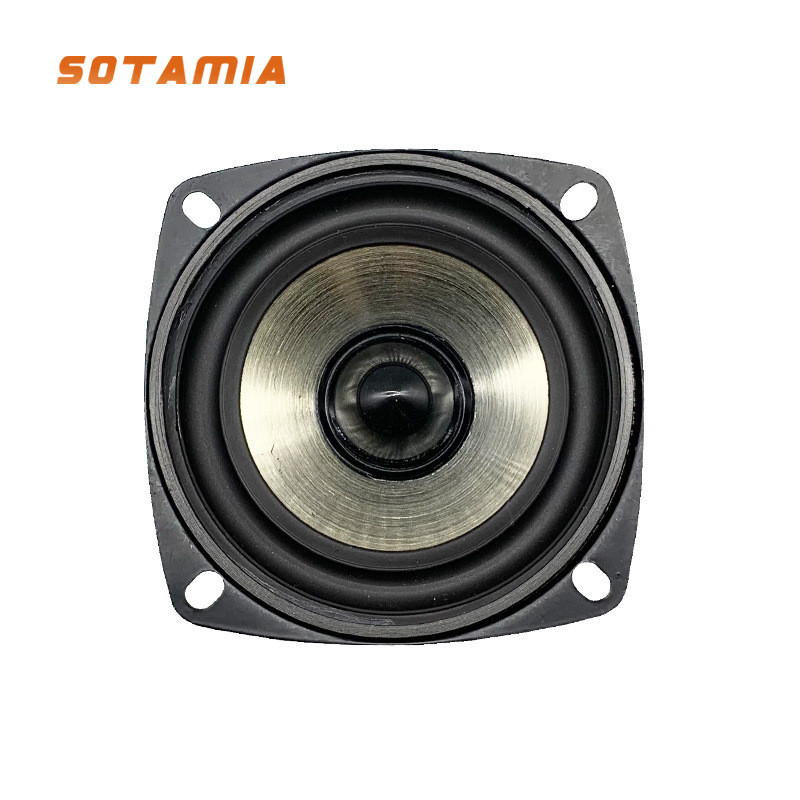 SOTAMIA 1PCS 3 Inch Full Range Speaker 4 8 Ohm 20 Watt External Magnetic Speaker Square Basin Stand