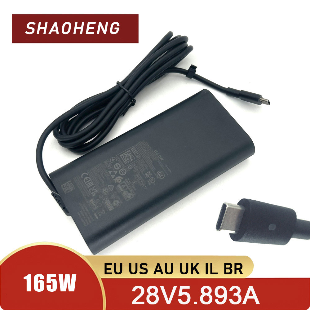 Original AC Power Adapter Laptop Charger 165W USB Type C for Dell XPS 17 9720