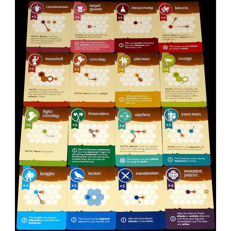 KOMPLIT War Chest Board Game Boardgame