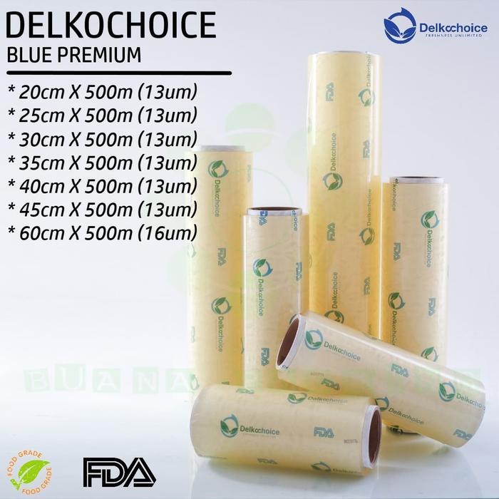 Sale Plastik Pembungkus Makanan - Food Wrapping Delkochoice - Warna Biru