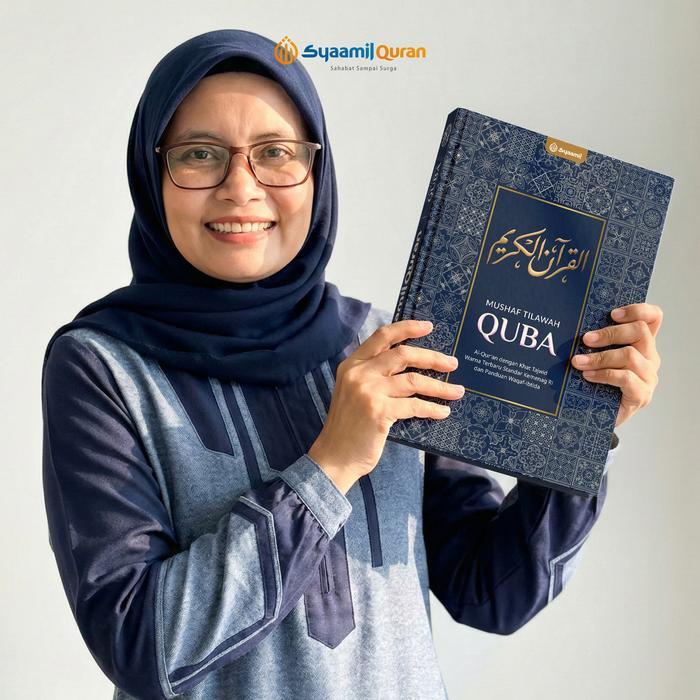 Alquran Jumbo Tilawah Tajwid Tanpa Terjemah Full Arabic Waqaf Ibtida Quba - Bisa Custom Nama Ukuran