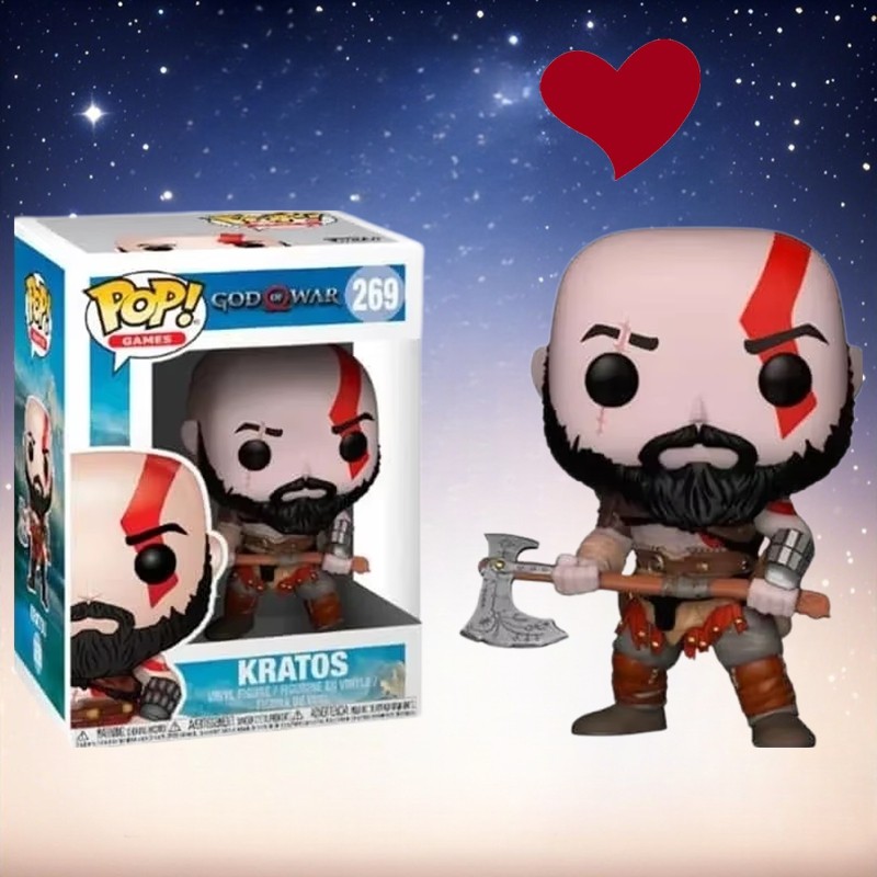 FUNKO POP God of War Kratos #269 Toy Pvc Action Figures Official Licensed Product Vinyl Model Toys