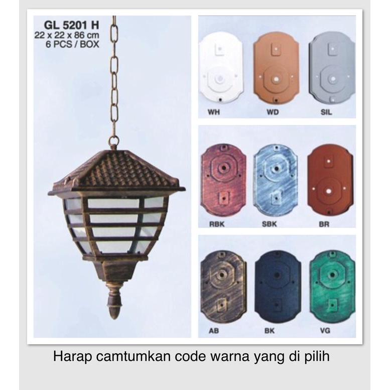 TERLARIS lampu gantung hias teras luar 5201/M