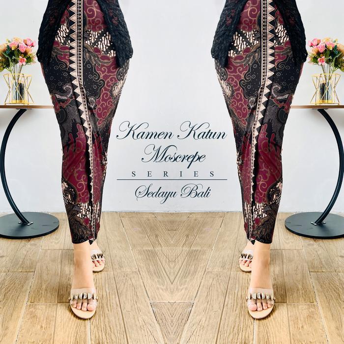 Premium Kamen Jadi Bali/Kamen Moscrep Batik/Rok Jadi Rok Bawahan Tradisional/Kamen Bawahan