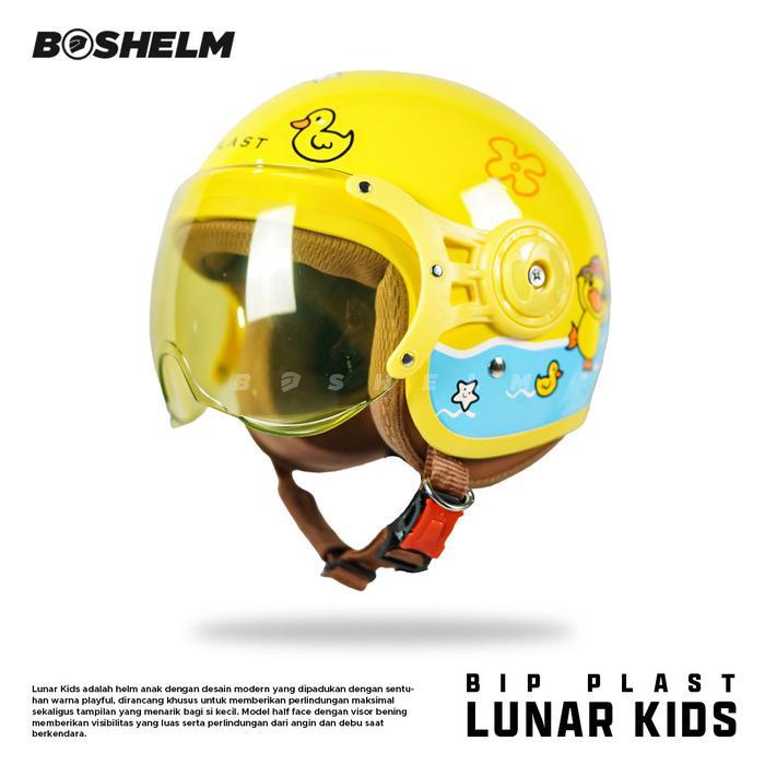 Helm Anak BIP PLAST LUNAR KIDS Helm Half Face SNI