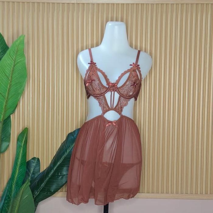 Bossexy-Lingerie 3411 luxury bra berkawat/lingerie set/bajutidur
