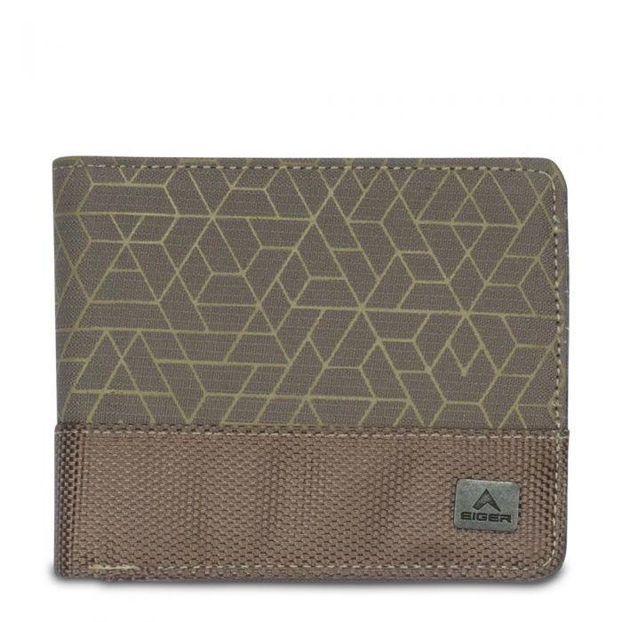 HEMAT Dompet Pria Eiger Geometrica Wallet 910003162 Brown Dompet Kartu Wadah/Dompet Koin Dompet