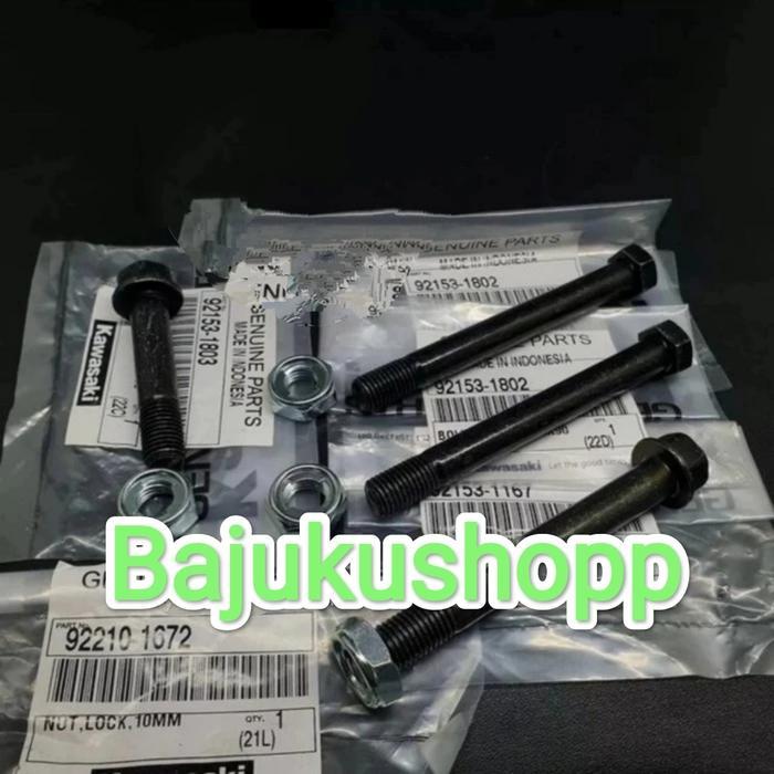 Baut baud unitrack unitrek unitrak set komplit ninja r ss ori