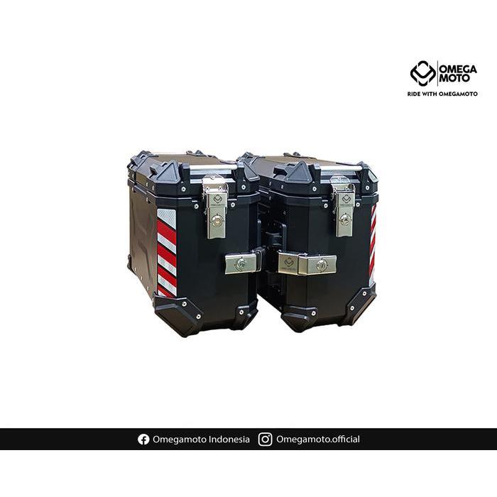 SIDE BOX MOTOR OMEGAMOTO 35 L VERSYS KTM BMW DUCATI APRILIA HUSQVARNA