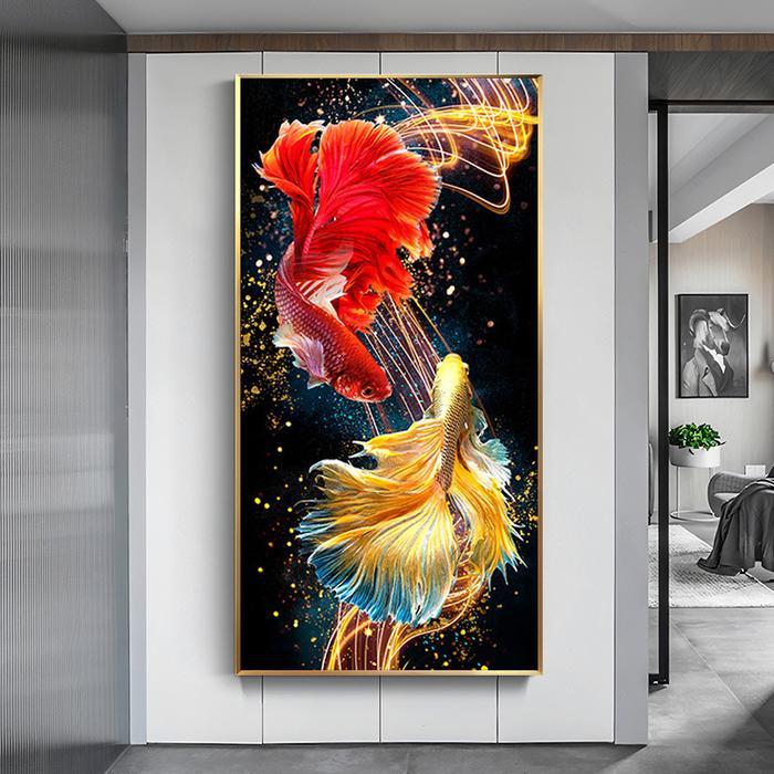 DIY Diamond Painting Full. Ikan Koi Hias Galaxy Style 60110 CM D772