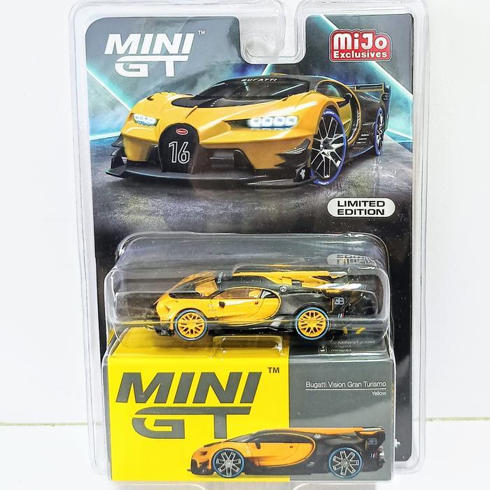 Mini GT 317 MJ Bugatti Vision Gran Turismo Yellow