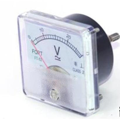 ANALOG VOLT PANEL METER FORT TYPE OB-65V FORT