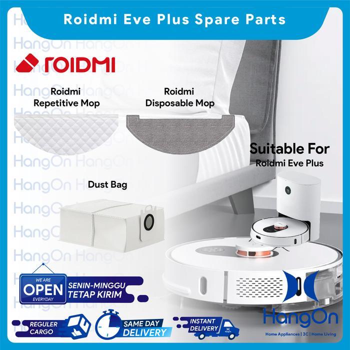 ROIDMI EVE PLUS ORIGINAL SPAREPART REPLACEMENT DUST BAG MOP BRUSH