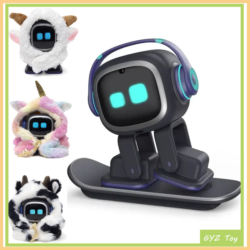 Emo Intelligent Robot Pet Toys Emo Accompanying Voice Machine Ai Puzzle Electronic Action Desktop El