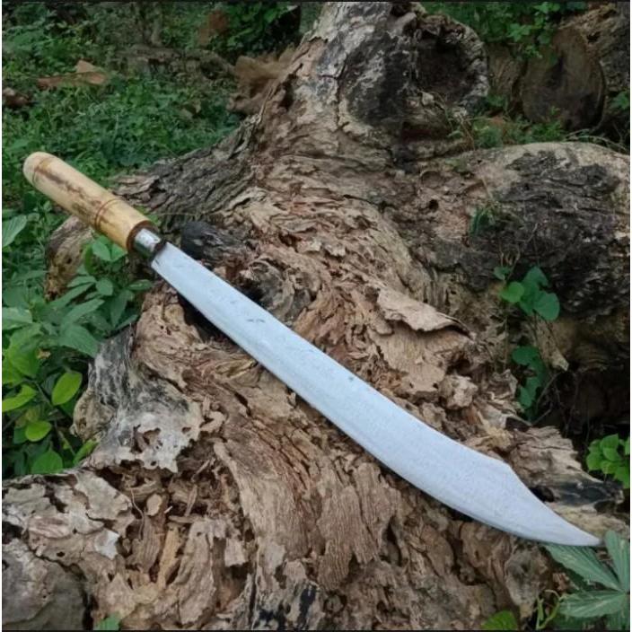 Best Seller Lancarabadi- Arit Golok Parang Panjang 55 Cm Baja Per Baja Pisau Tajam Per Mobil