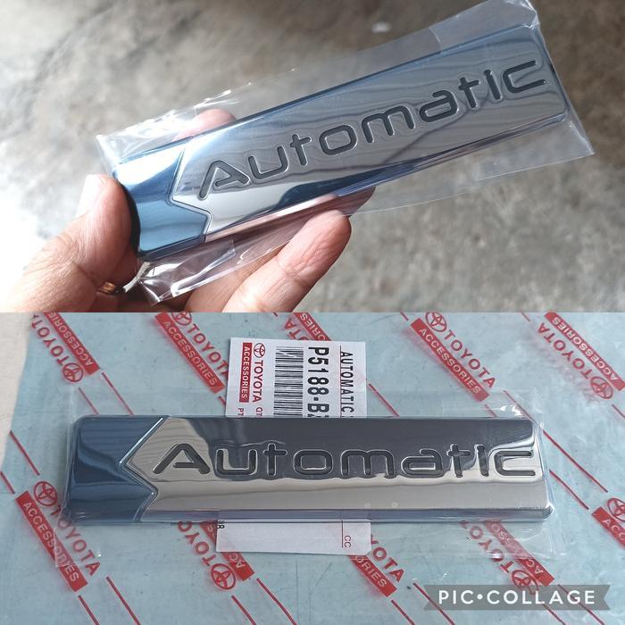 Part Emblem Automatic Aslinya Avanza Original. Toyota Kode 339