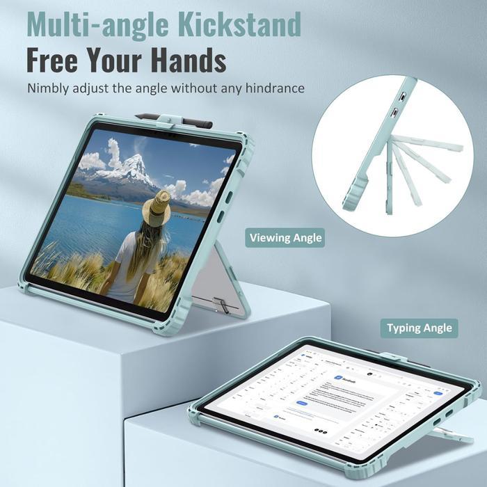 Rugged Shockproof Case with Pen Holder for Microsoft Surface Pro 12 - Case untuk Surface Pro 12