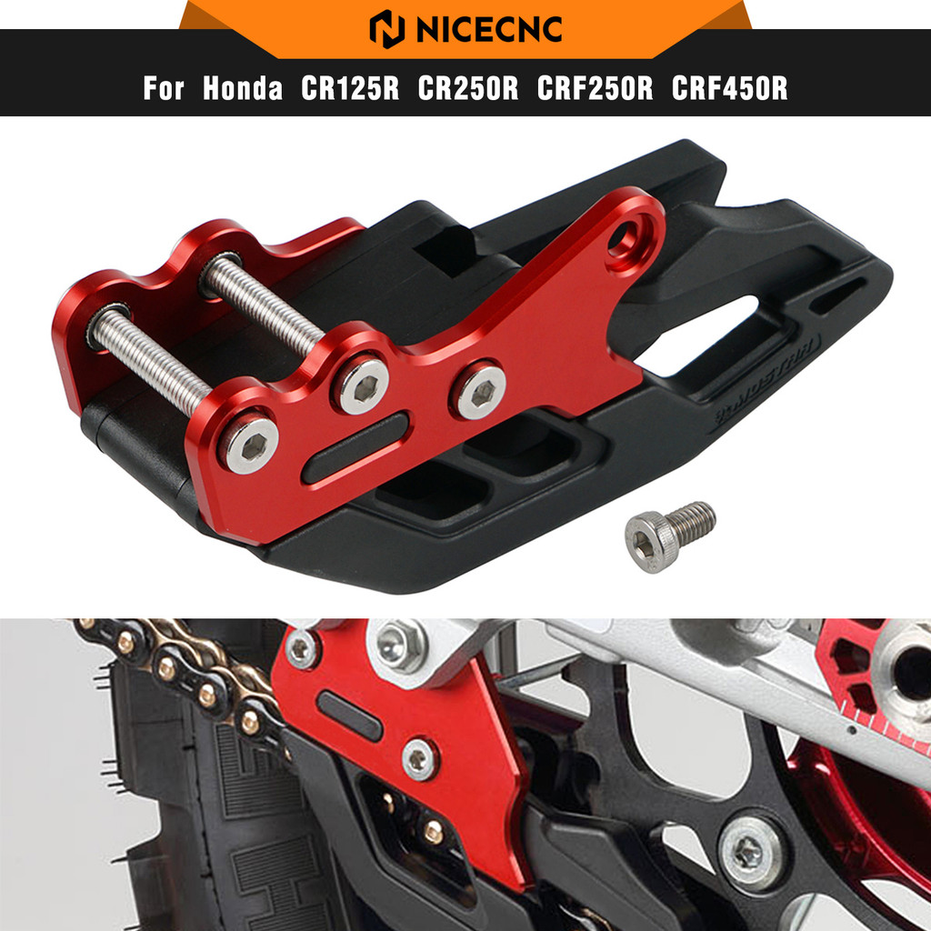 NICECNC MOTORCYCLE CHAIN GUIDE FOR HONDA CRF 250R CRF 450R CRF 450X 2008-2021 CRF 250RX CRF 450RX