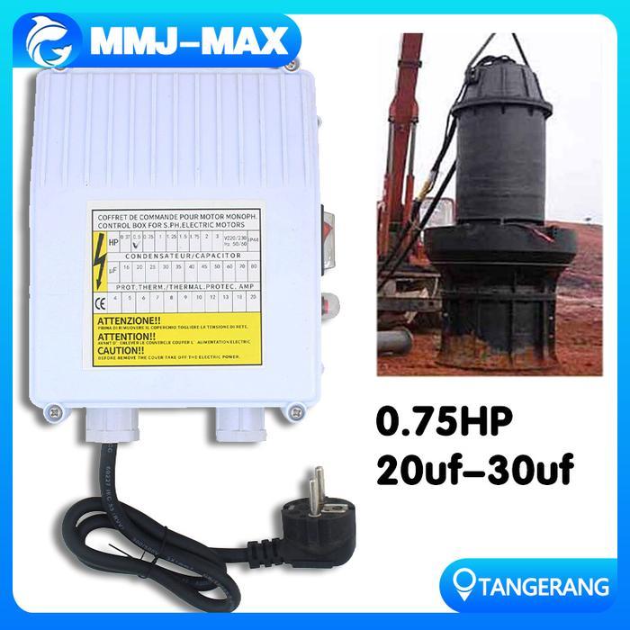 CONTROL BOX SATELLITE WATER PUMP 0.75HP/CONTROL PANEL SUBMERSIBLE PUMP TERBARU
