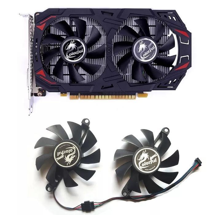 FAN VGA IGAME COLORFUL 75MM 4PIN GTX 950 960 1050 TI 1060 ORIGINAL TERMURAH
