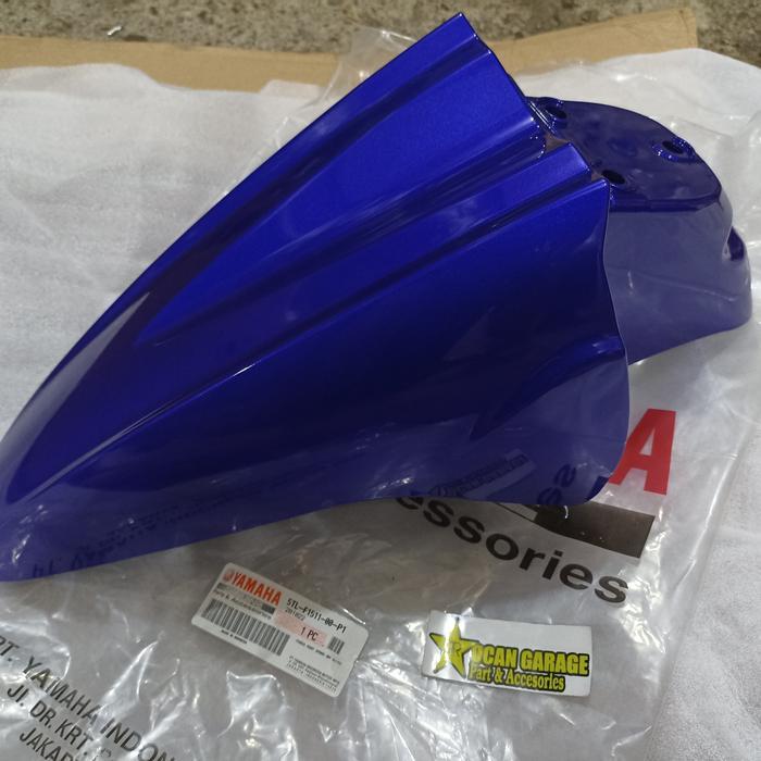 SPAKBOR DEPAN MIO SPORTY BIRU ORIGINAL SLEBOR DEPAN MIO SPORTY ORI MOTORCYCLE READY STOCK