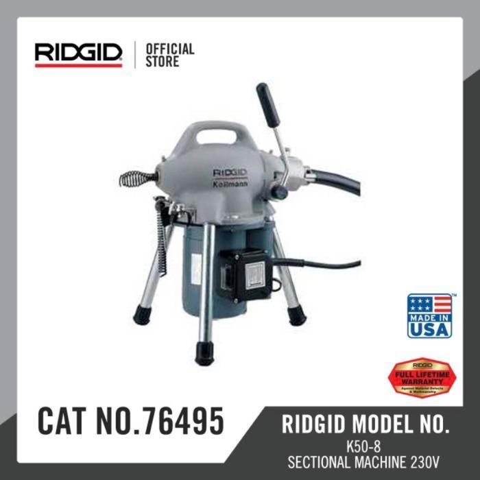 TERBARU RIDGID DRAIN CLEANER K50-8 230V 50/60Hz - 76495