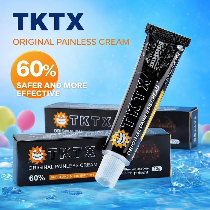Tktx 60% Strong Numbing Cream Krim Mati Rasa Tattoo Microblading Pmu 10G