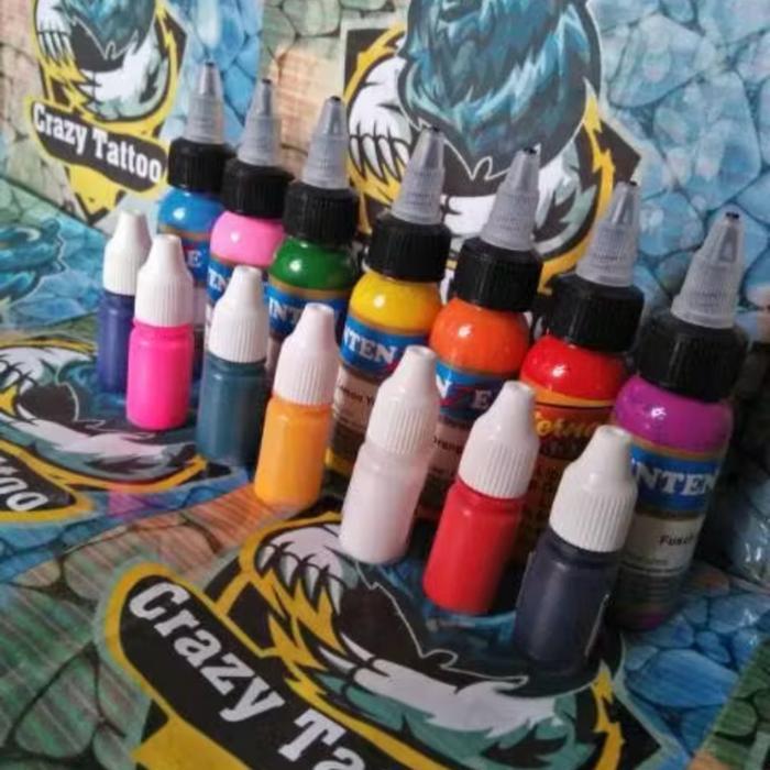 Tinta Tattoo Intenze Rebottle 15Ml Pewarna Tato Tubuh