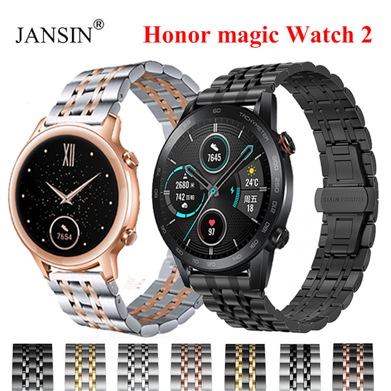 Metal Strap For Huawei Honor Magic Watch 2 Bracelet Band Stainless Steel Correa For Honor magic