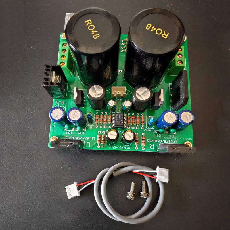 JRC5532+SK18752 HIFI LEVEL FEVER AMPLIFIER BOARD WITH FRONT-END AND SPEAKER PROTECTION FINISHED