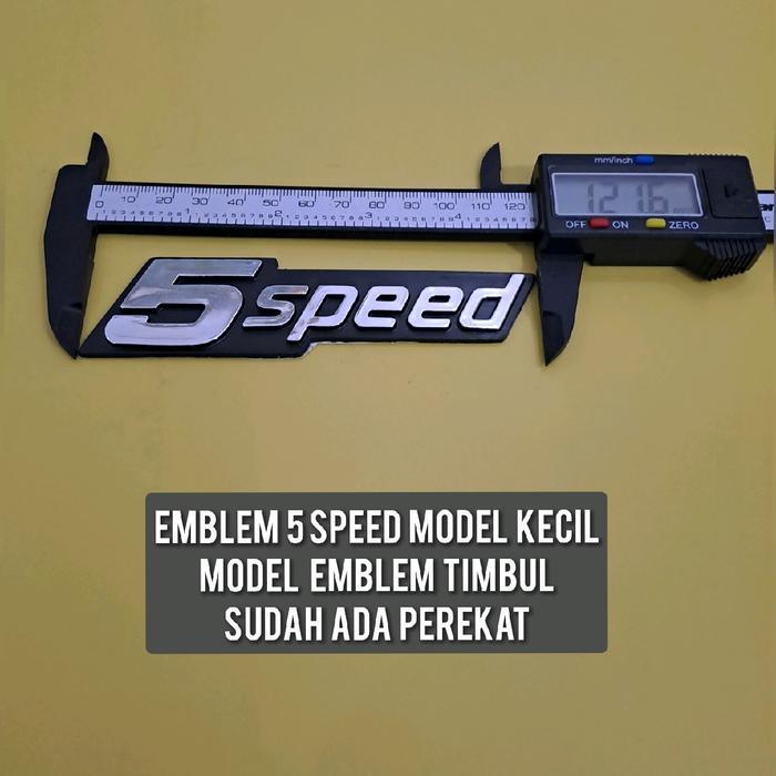 EMBLEM 5SPEED MODEL KECIL RESTOCK